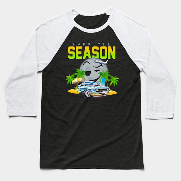 Pakklyfe Season Baseball T-Shirt by Xman_773